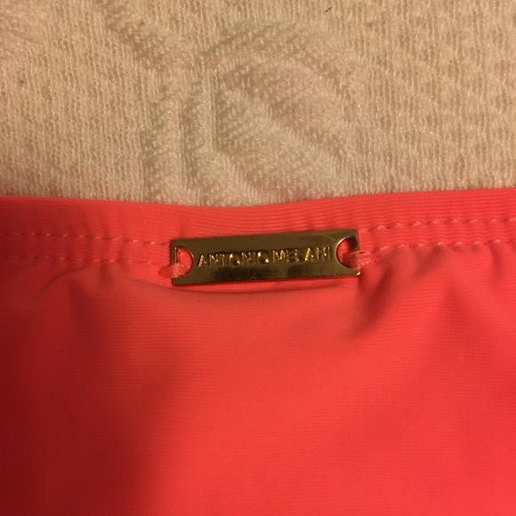 NEW Antonio Melani swimsuit bottom bikini, melon sz 12 - Picture 5 of 6
